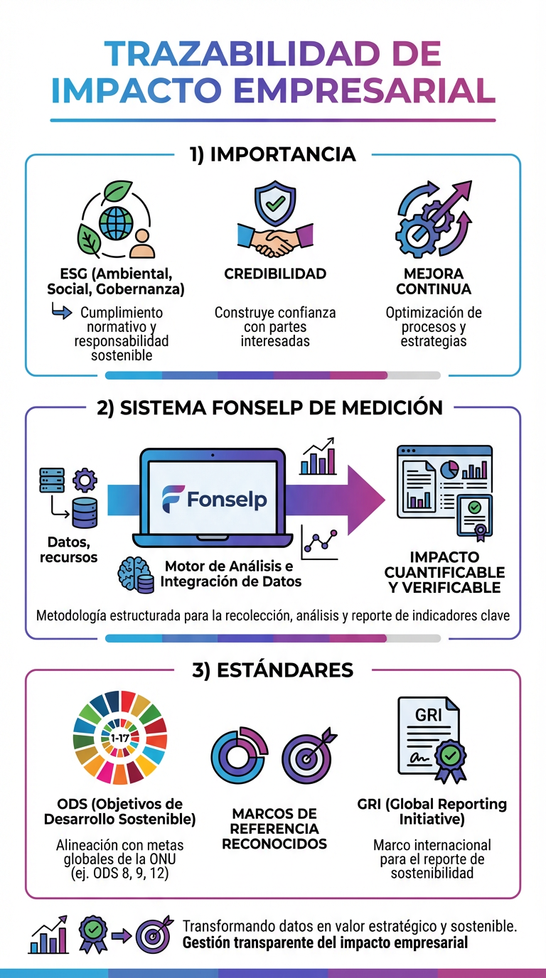Infografía Trazabilidad de Impacto